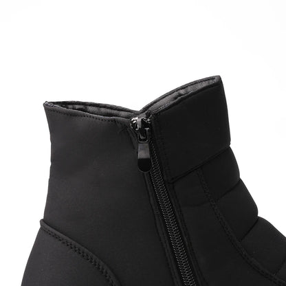 Womens Winter Snow Boots With Warm Fur Lining Comfortable Booties Non Slip Waterproof Outdoor Shoes