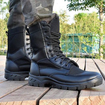Winter Men's Boots Combat Man Shoes Outdoor Sport Climb Mountains Cross Country Men's Sneakers Fashion Male High Boot