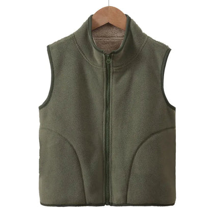 School Children's Winter Jacket Fleece Thick Warm Teenage Boys Girls Outerwear Windproof Casual Cozy Coats 18 19 20 Years Tops