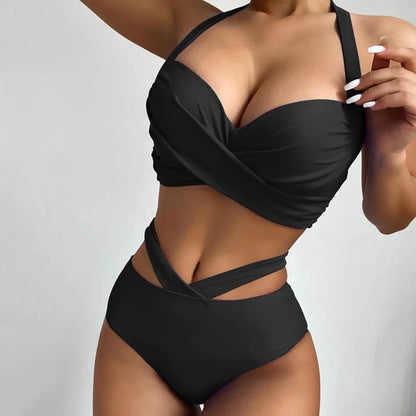 Sexy Print Swimsuits Push Up Bikini Female Swimwear Beach Wear Brazilian Bikinis Women's Swimming Bathing Suit