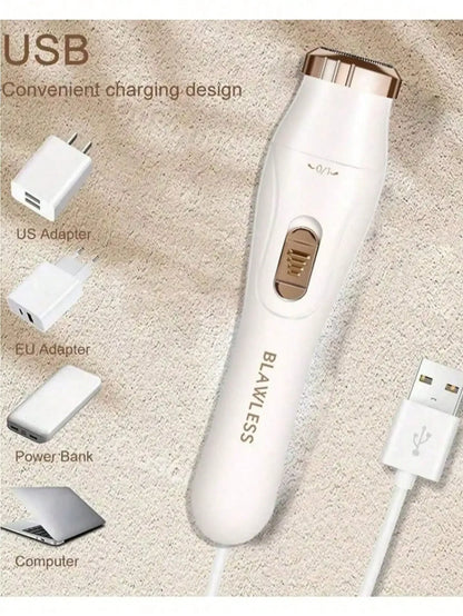 Rechargeable Lady Shaver Hair Remover Women Razor Cordless Facial Hair Remover Machine Bikini Trimmer Leg Electric Razor