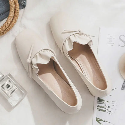Women's Summer Footwear with Bow Shoes for Woman 2024 on Heeled High Heels Square Toe Pumps Casual 39 Comfortable and Elegant A