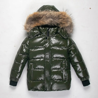 Fashion winter coat Children's jacket for baby boys girls clothes Warm kids clothes waterproof thicken snow wear 2-16Y