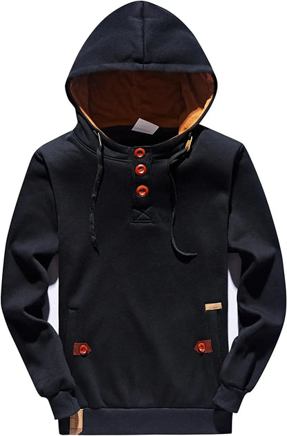 Men's Winter Soft Jackets Windbreak Coats Hooded Single Breasted Button Thick Casual Streetwear Fashion New Male Winter Clothing