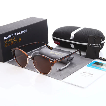 BARCUR Women Sun Glasses Men Sunglasses Polarized Shades Female Oculos Lunette De Soleil Femme