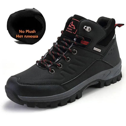 New Winter Men Boots Fur Warm Snow Boots Men Winter Boots Work Shoes Men waterproof Ankle Boots Outdoor Men's Sneakers Footwear