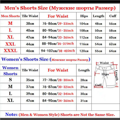 Matching Couple Swimsuit Swimming Shorts Men Swimwear Women Bermuda Surf Trunks Boardshort Summer Quick Dry Beach Swiming Shorts