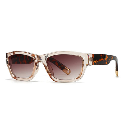 SO&EI Ins Popular Fashion Square Men Sunglasses Women Gradient Shades UV400