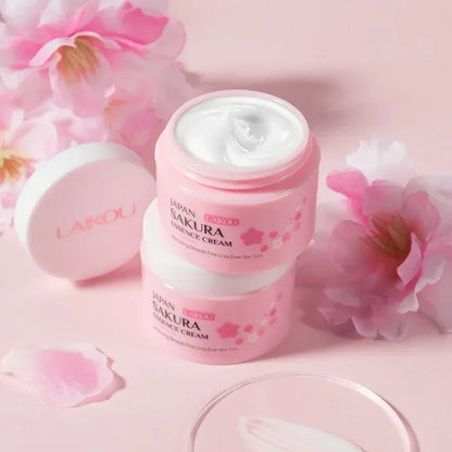 LAIKOU Japan Sakura Face Cream Smoothing Moisturizer Whitening Nourishing Oil Control Moisturizing Skin Care Repair Skin