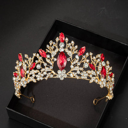 High Quality Fashion Crystal Wedding Bridal Jewelry Sets Women Bride Tiara Crowns Earring Necklace Wedding Jewelry Accessories