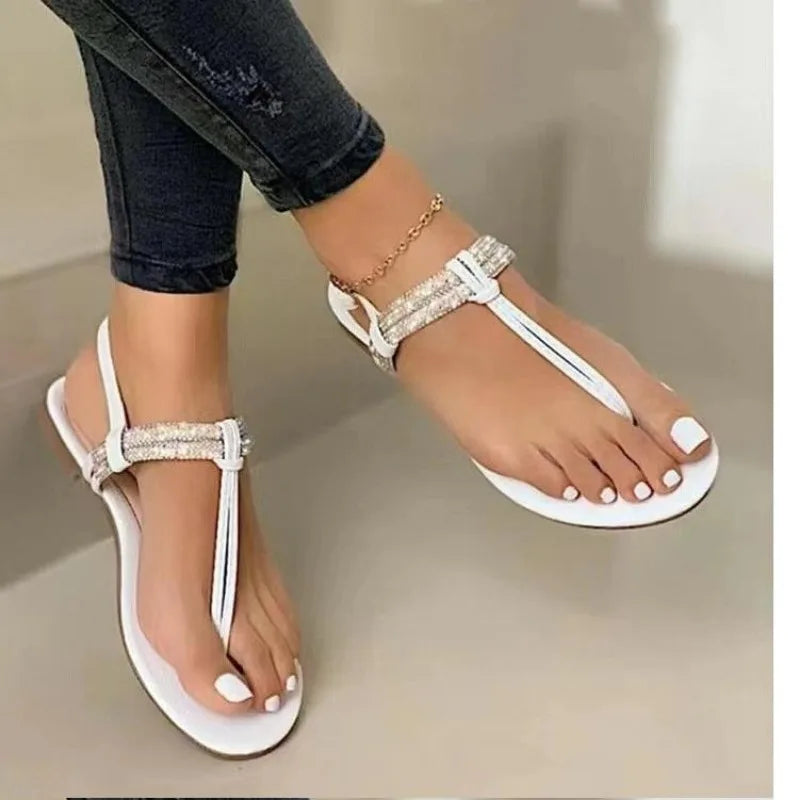 Summer Sandals for Women Casual Beach Shoes Outdoor Women's Flips Flops Sandals Ladies Plus Size Flat Shoes Zapatos Mujer
